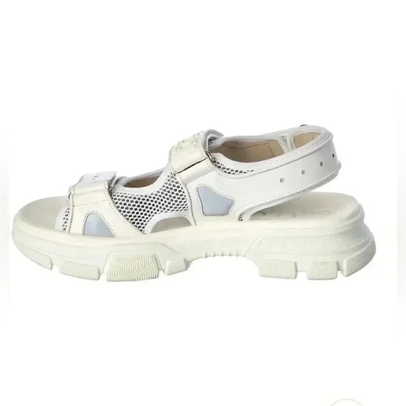 GUCCI LEATHER &
MESH SANDAL AGURU TREK - Picture 2 of 10